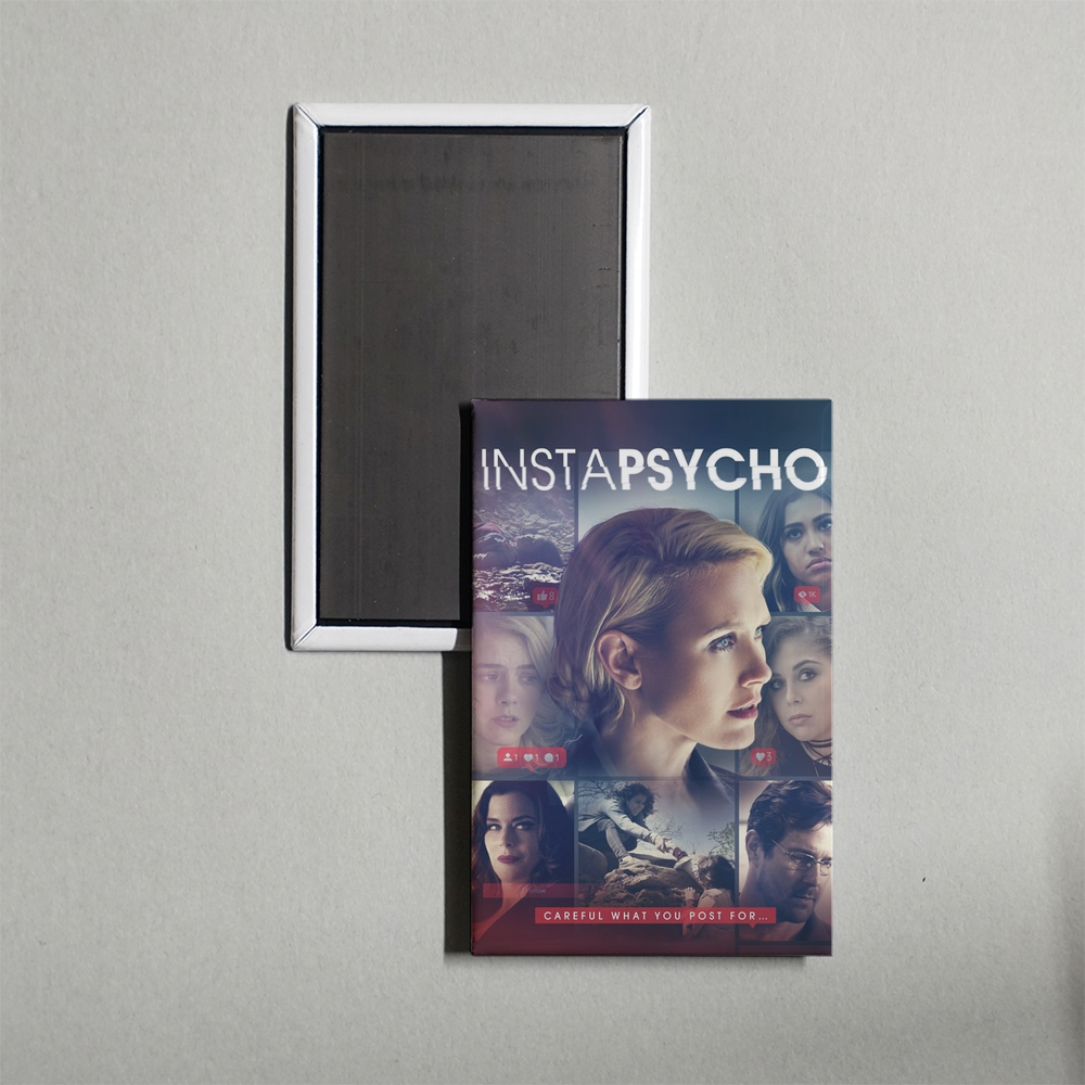 InstaPsycho Mini Movie Fridge Magnet