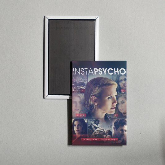InstaPsycho Mini Movie Fridge Magnet