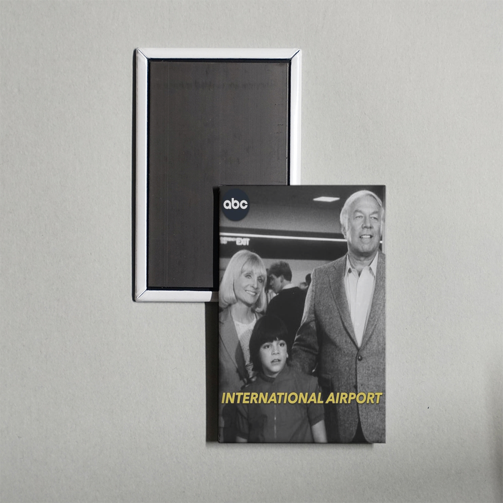 International Airport Mini Movie Fridge Magnet