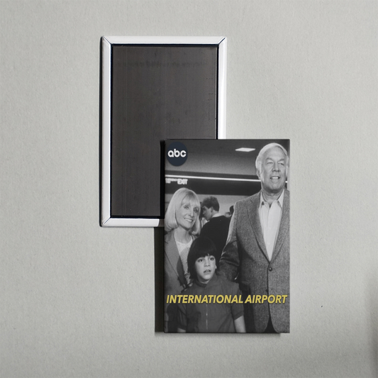 International Airport Mini Movie Fridge Magnet