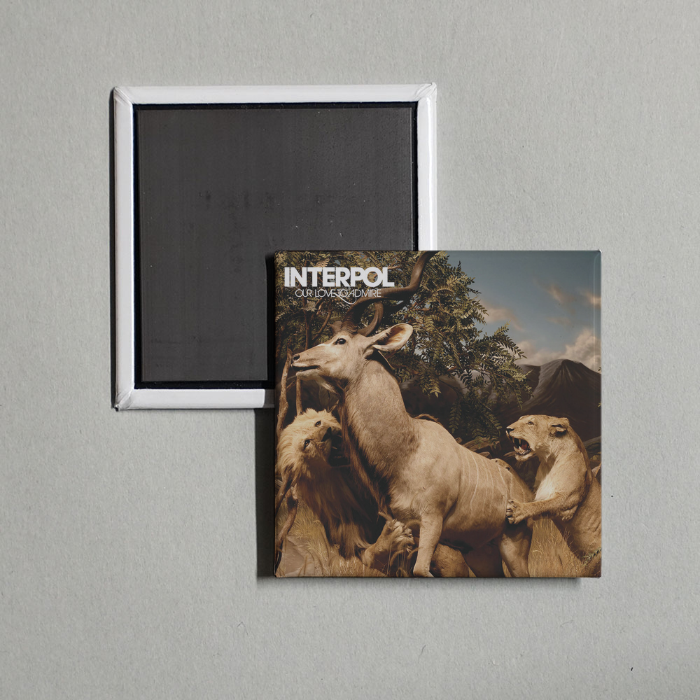 Interpol - Our Love To Admire Album Cover Fridge Magnet