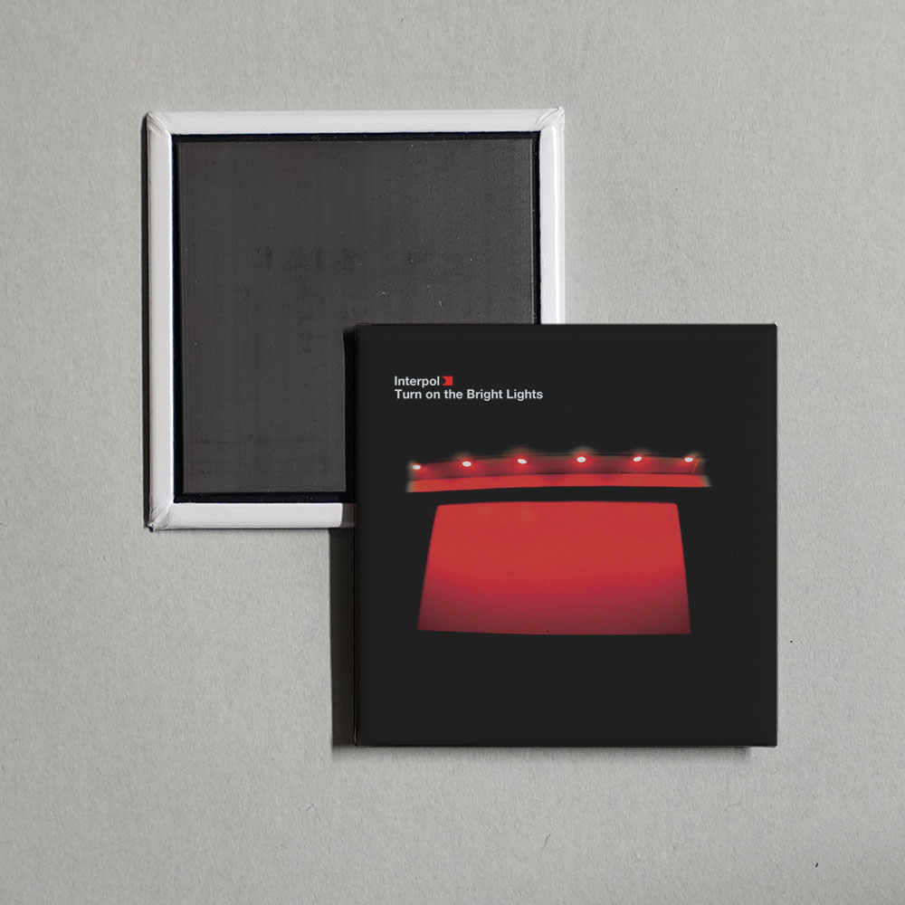 Interpol - Turn On The Bright Lights Album Cover Fridge Magnet
