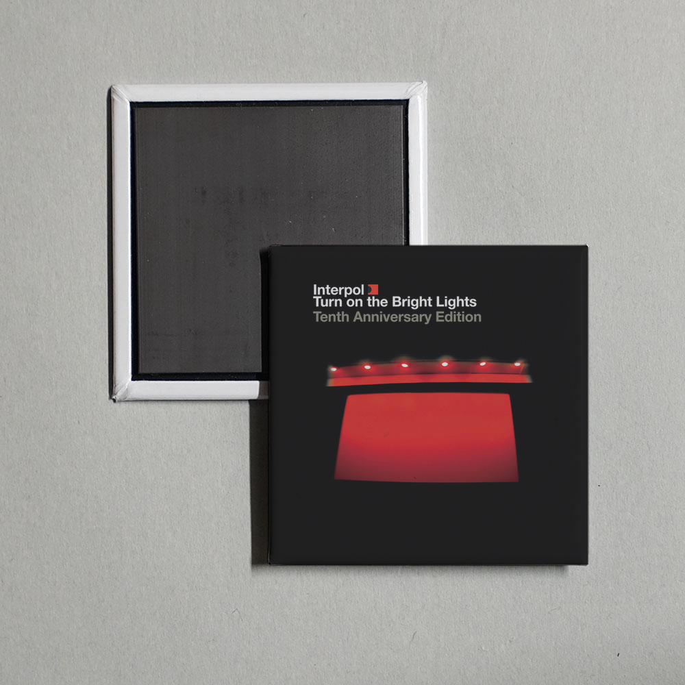 Interpol - Turn On The Bright Lights (The Tenth Anniversary Edition - 2012 Remaster) Album Cover Fridge Magnet