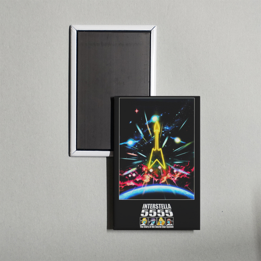 Interstella 5555 The 5tory of the 5ecret 5tar 5ystem Mini Movie Fridge Magnet