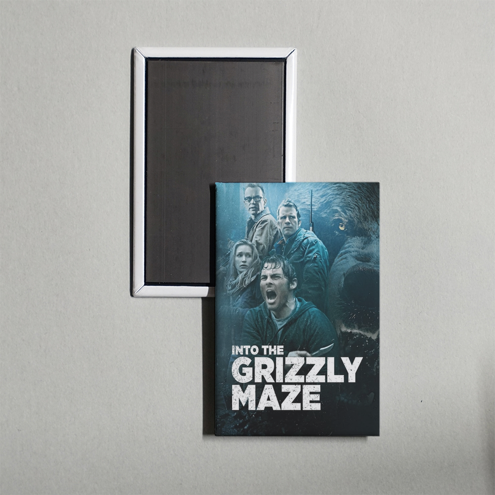 Into the Grizzly Maze Mini Movie Fridge Magnet