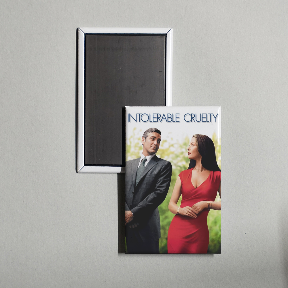 Intolerable Cruelty Mini Movie Fridge Magnet