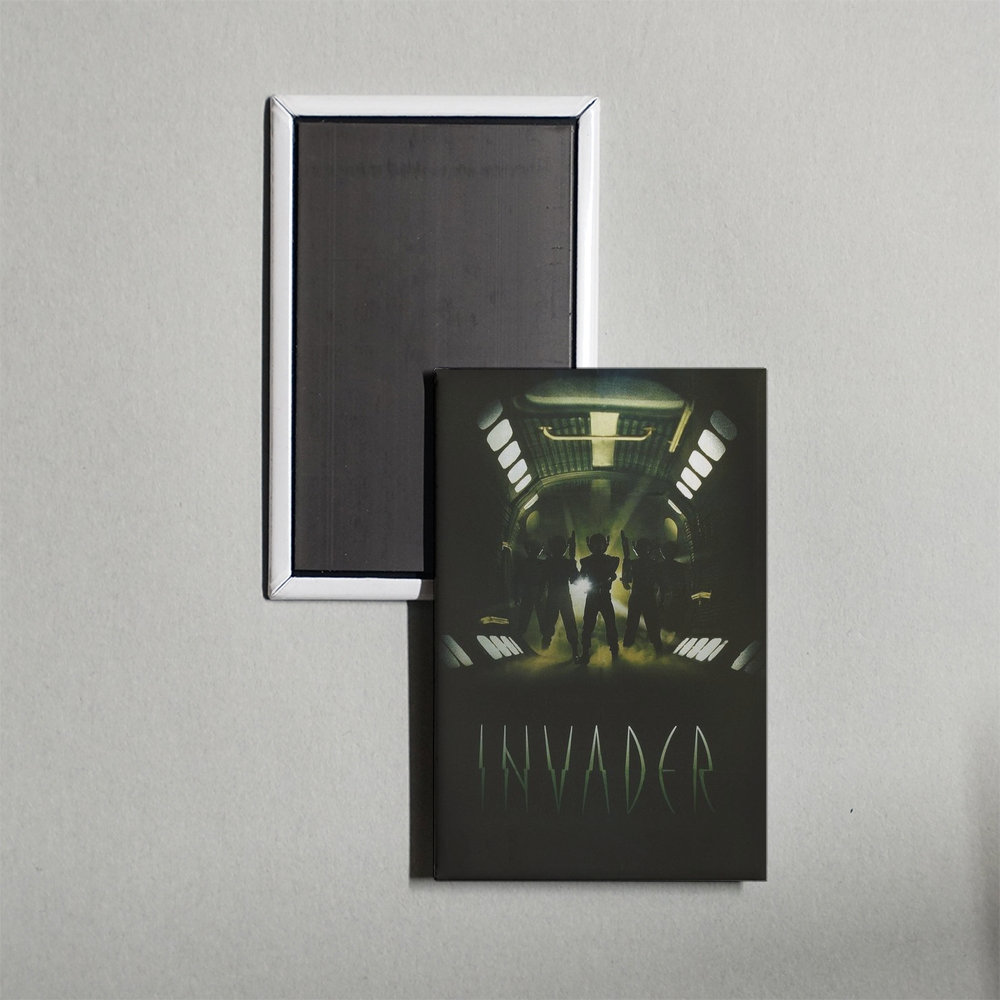 Invader Mini Movie Fridge Magnet