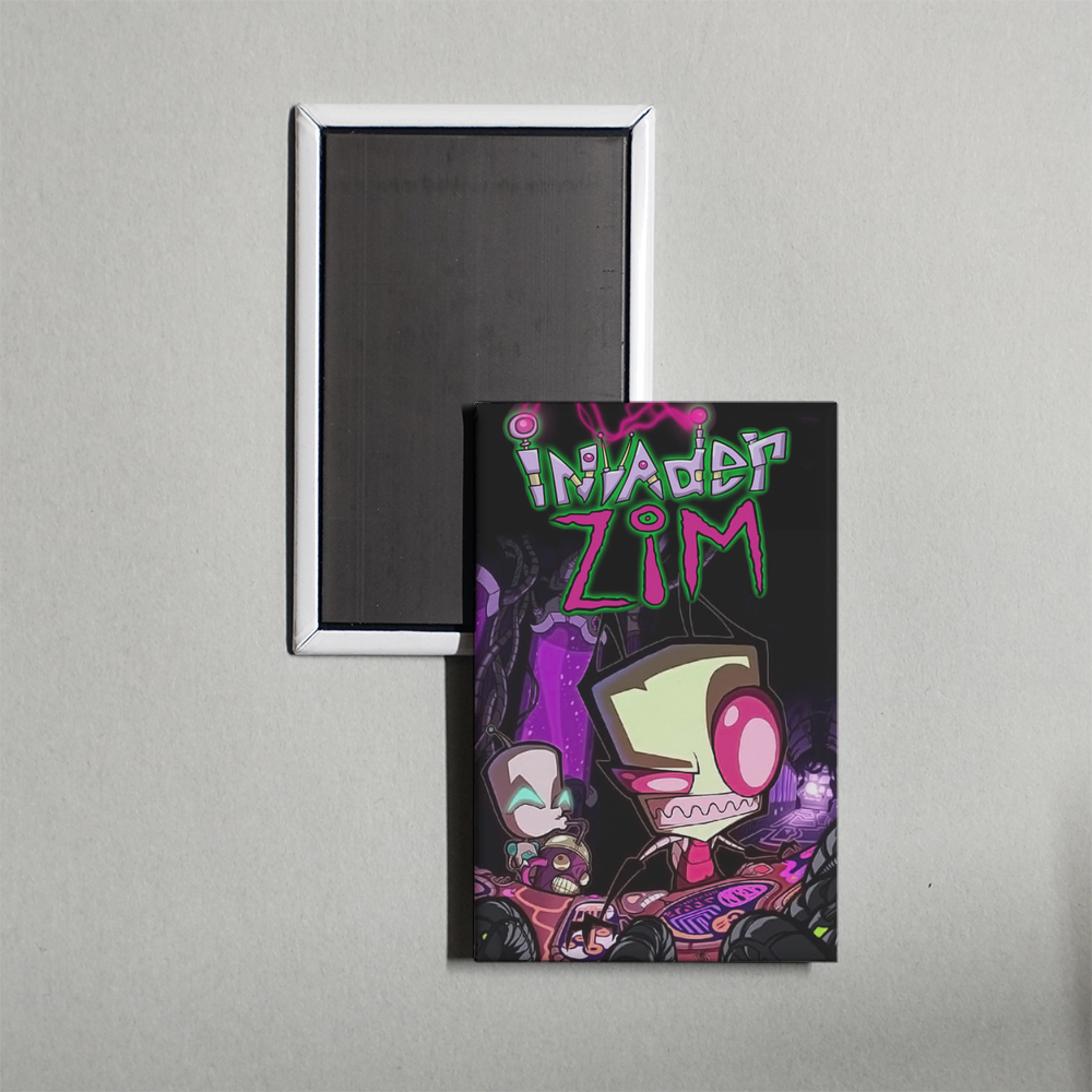 Invader ZIM TV Show Fridge Magnet