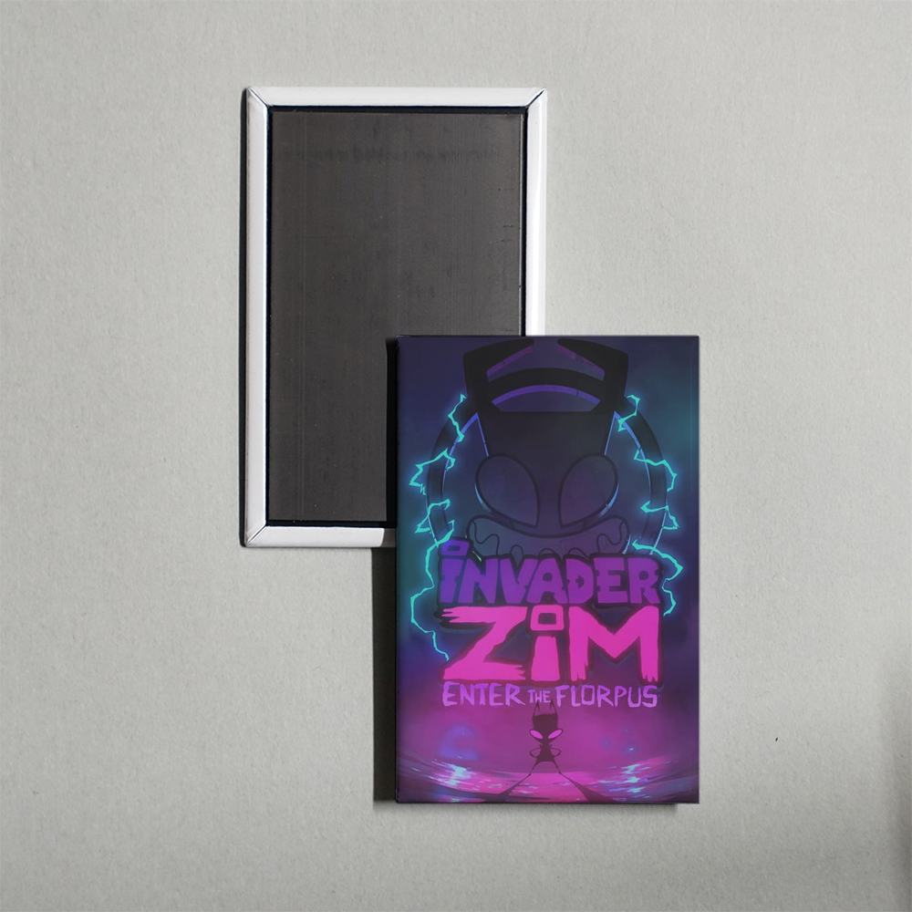 Invader Zim Enter the Florpus Mini Movie Fridge Magnet