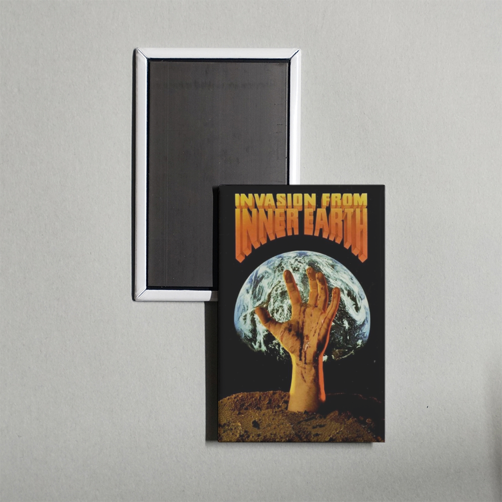 Invasion from Inner Earth Mini Movie Fridge Magnet