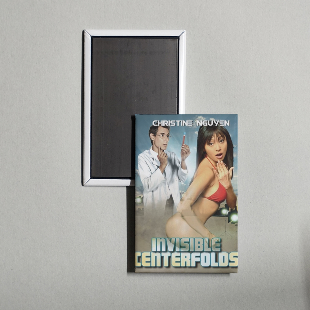 Invisible Centerfolds Mini Movie Fridge Magnet