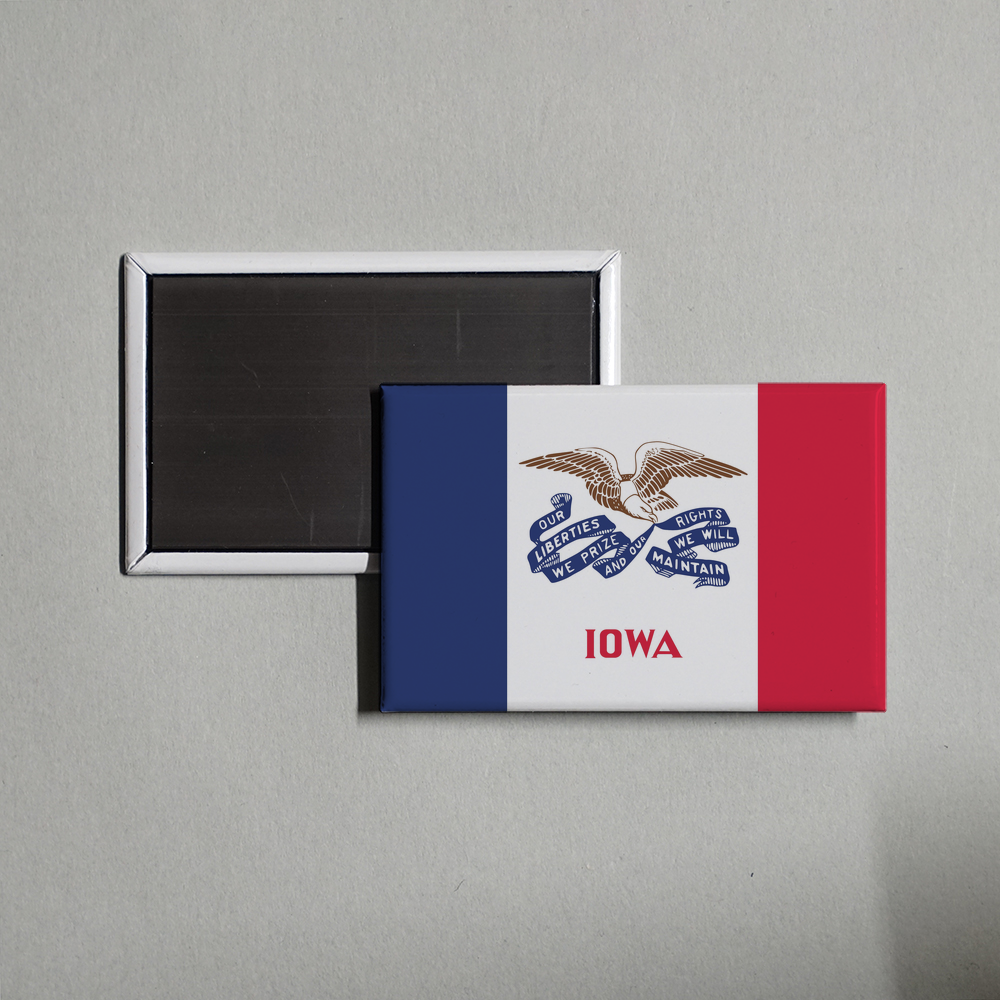 Iowa State Flag Fridge Magnet Fridge Magnet