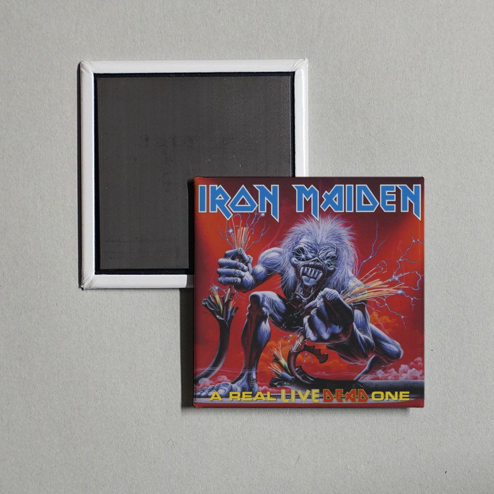 Iron Maiden - A Real Live Dead One Album Cover Fridge Magnet