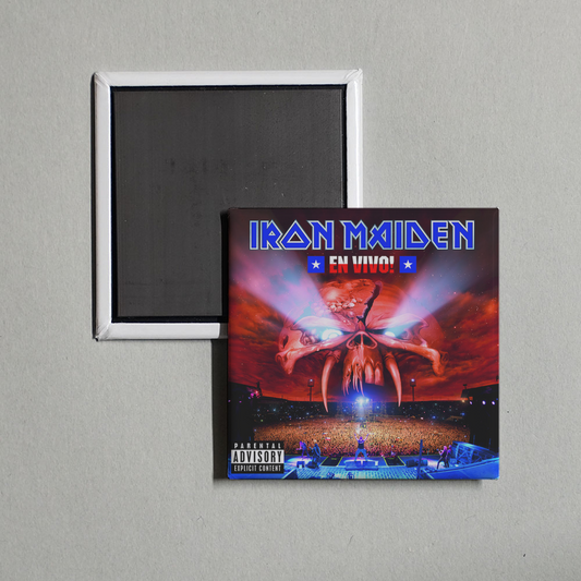 Iron Maiden - En Vivo! (Live At Estadio Nacional, Santiago) Album Cover Fridge Magnet