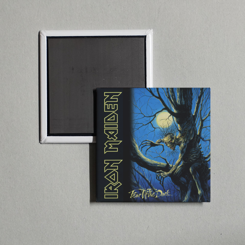 Iron Maiden - Fear of the Dark (2015 Remaster) Album Cover Fridge Magnet