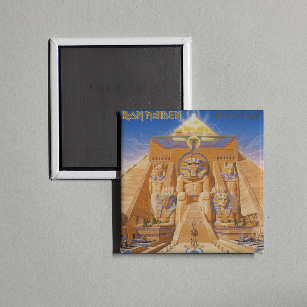 Iron Maiden - Powerslave (2015 Remaster) Album Cover Fridge Magnet