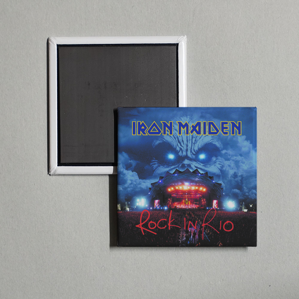 Iron Maiden - Rock in Rio (Live) Album Cover Fridge Magnet