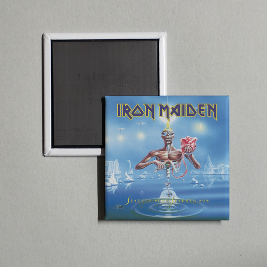Iron Maiden - Seventh Son of a Seventh Son (2015 Remaster) Album Cover Fridge Magnet
