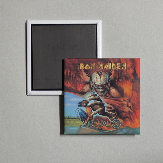 Iron Maiden - Virtual XI (2015 Remaster) Album Cover Fridge Magnet