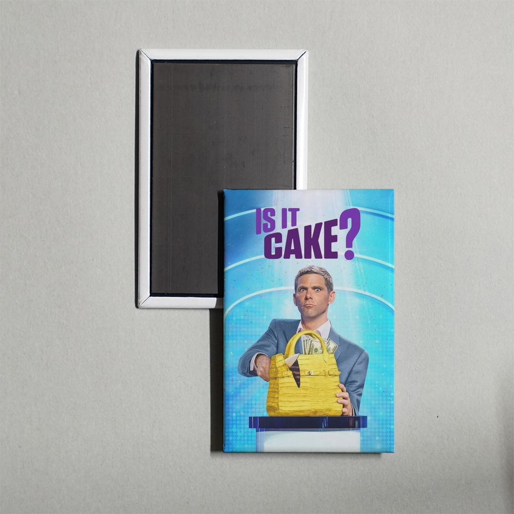 Is It Cake TV Show Fridge Magnet