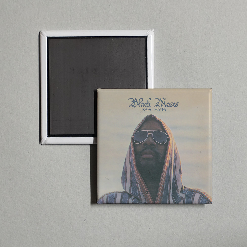 Isaac Hayes - Black Moses Album Cover Fridge Magnet