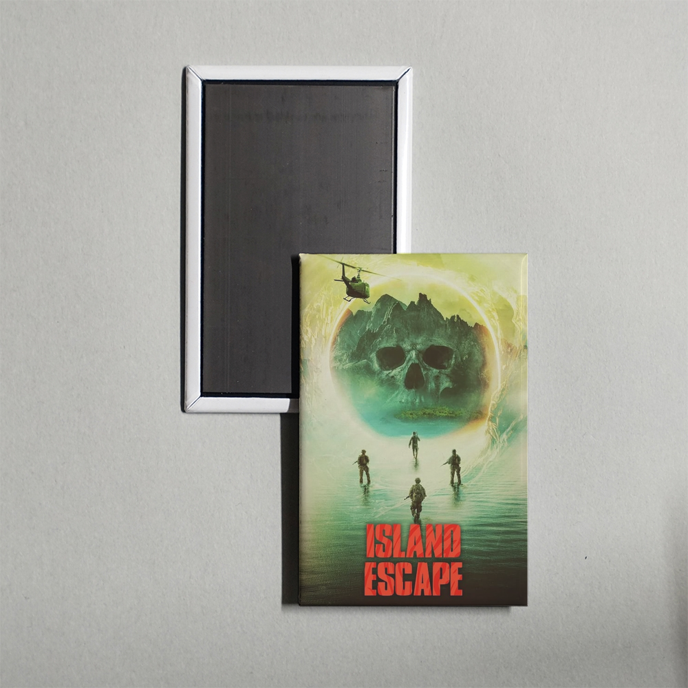 Island Escape Mini Movie Fridge Magnet