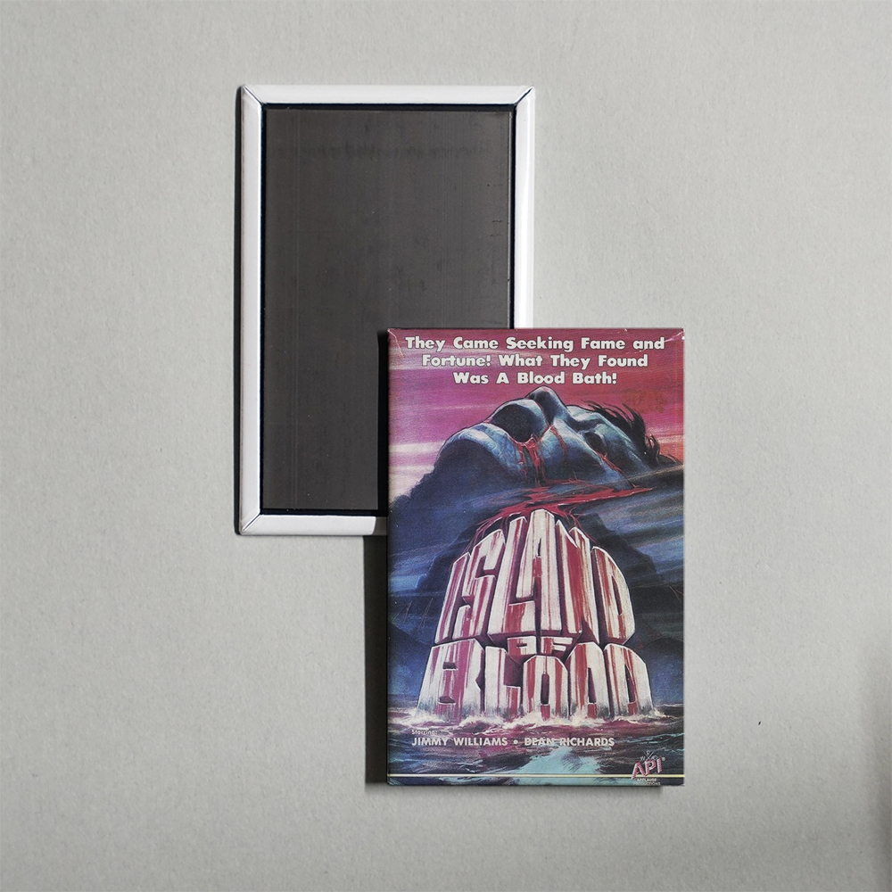 Island of Blood Mini Movie Fridge Magnet