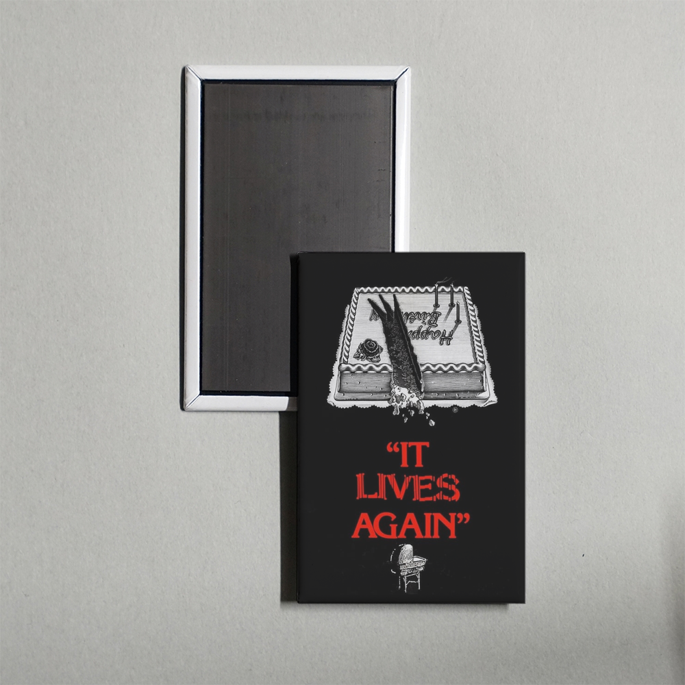 It Lives Again Mini Movie Fridge Magnet