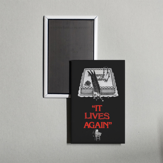 It Lives Again Mini Movie Fridge Magnet