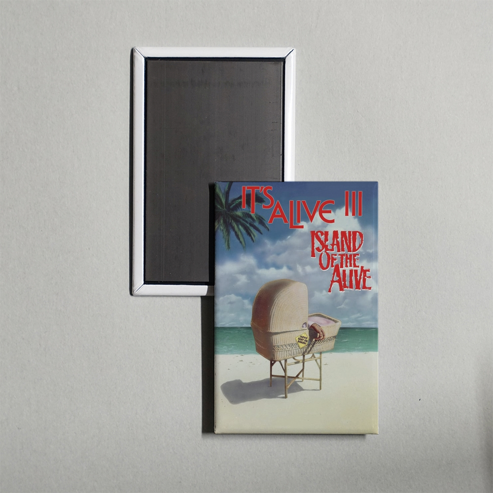 It's Alive III Island of the Alive Mini Movie Fridge Magnet