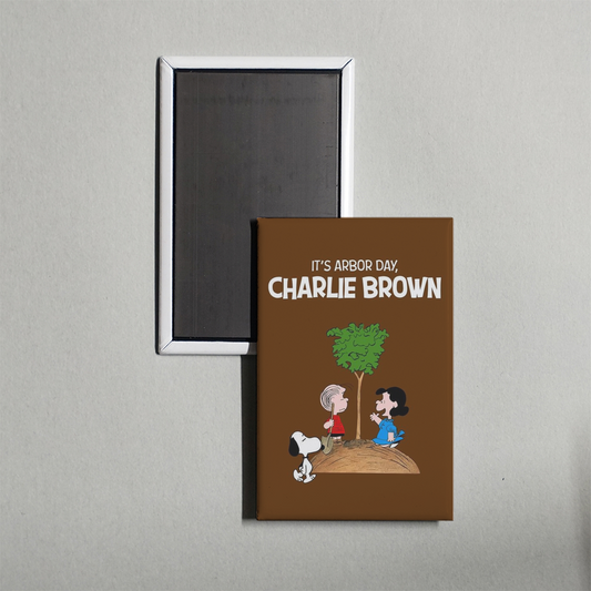 It's Arbor Day, Charlie Brown Mini Movie Fridge Magnet