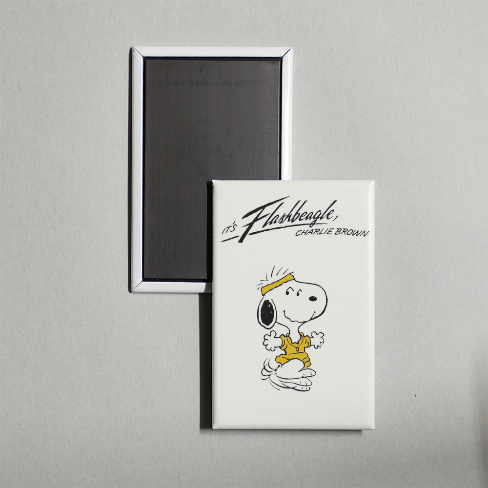 It's Flashbeagle, Charlie Brown Mini Movie Fridge Magnet