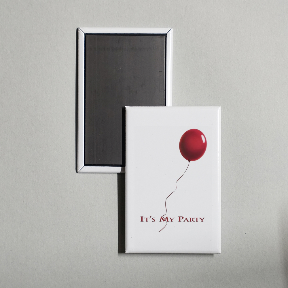 It's My Party Mini Movie Fridge Magnet
