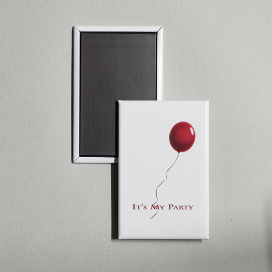 It's My Party Mini Movie Fridge Magnet