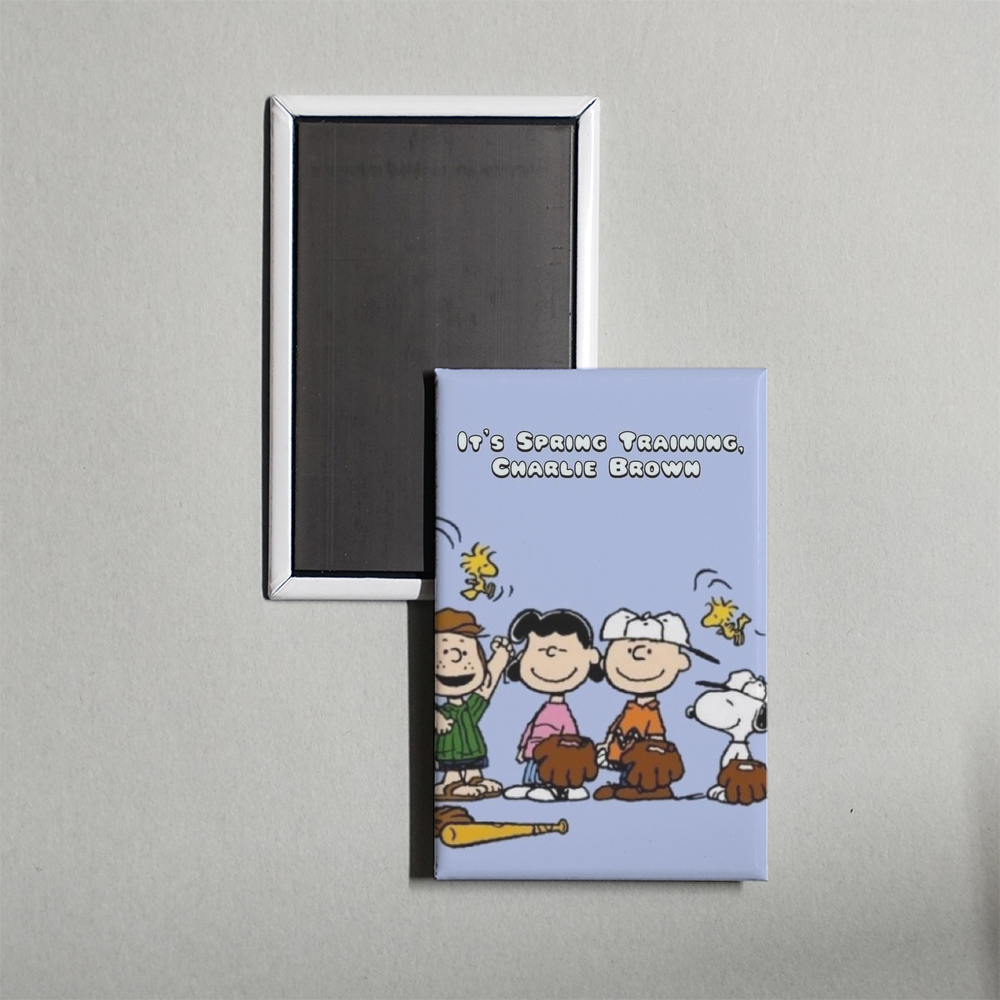 It's Spring Training, Charlie Brown Mini Movie Fridge Magnet