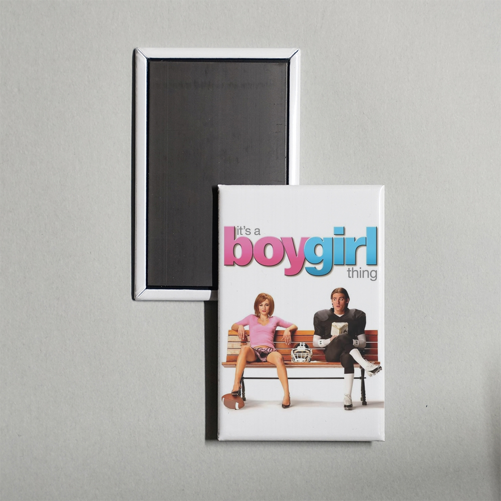 It's a Boy Girl Thing Mini Movie Fridge Magnet