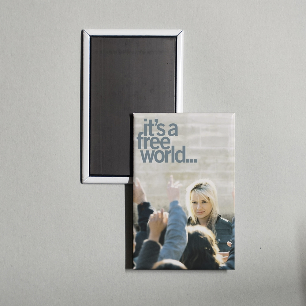 It's a Free World... Mini Movie Fridge Magnet
