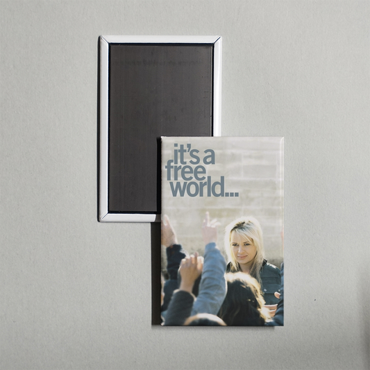 It's a Free World... Mini Movie Fridge Magnet