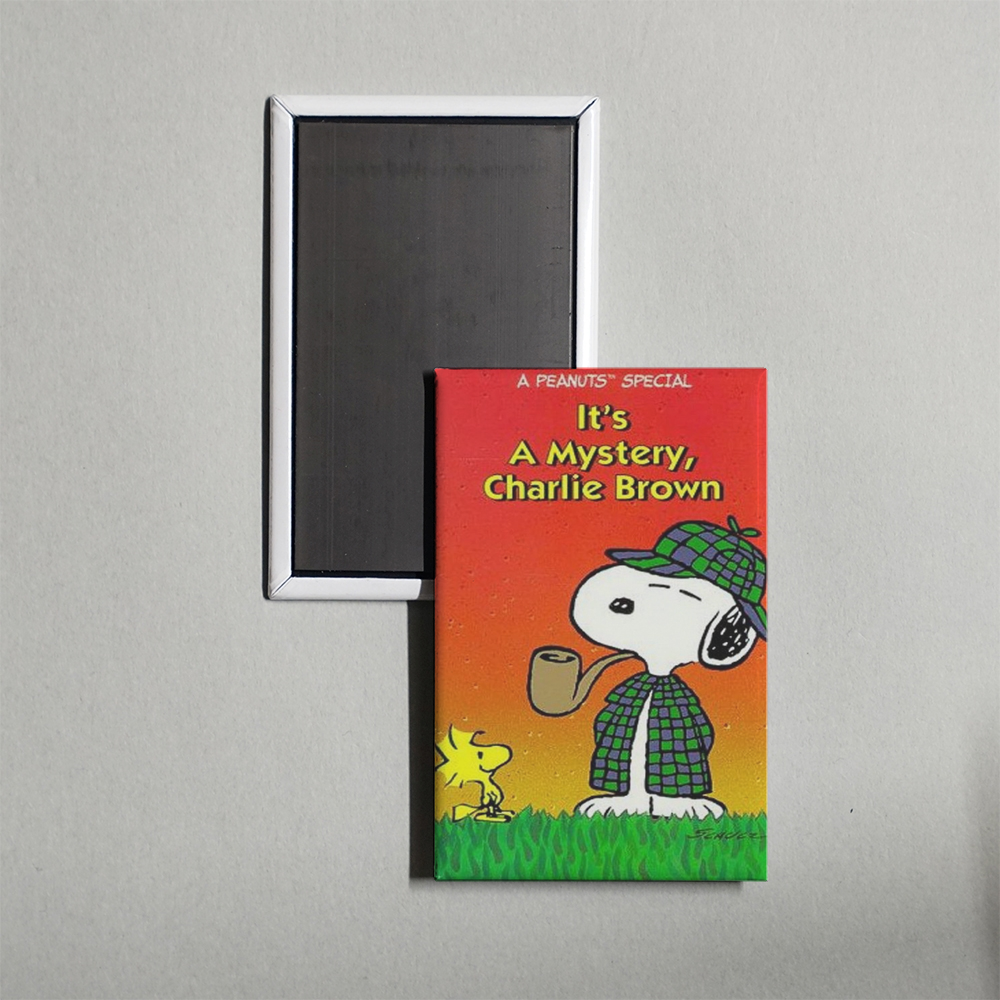 It's a Mystery, Charlie Brown Mini Movie Fridge Magnet