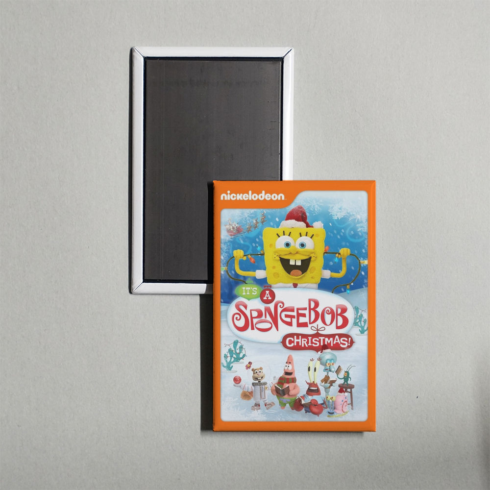 It's a SpongeBob Christmas! Mini Movie Fridge Magnet