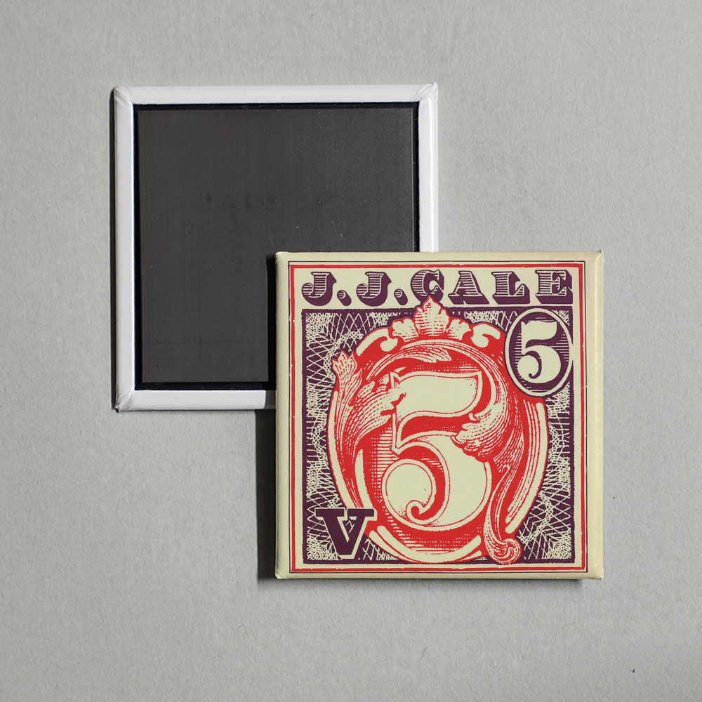 J.J. Cale - 5 Album Cover Fridge Magnet