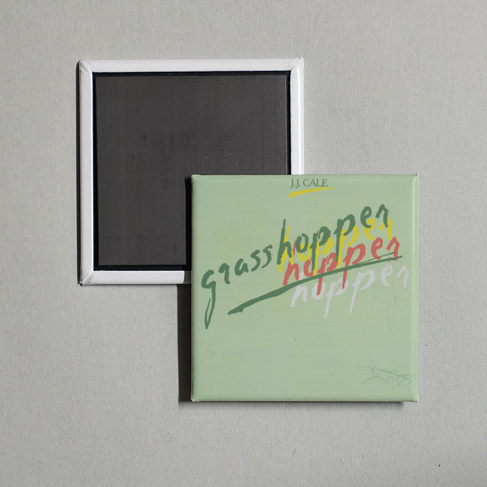 J.J. Cale - Grasshopper Album Cover Fridge Magnet