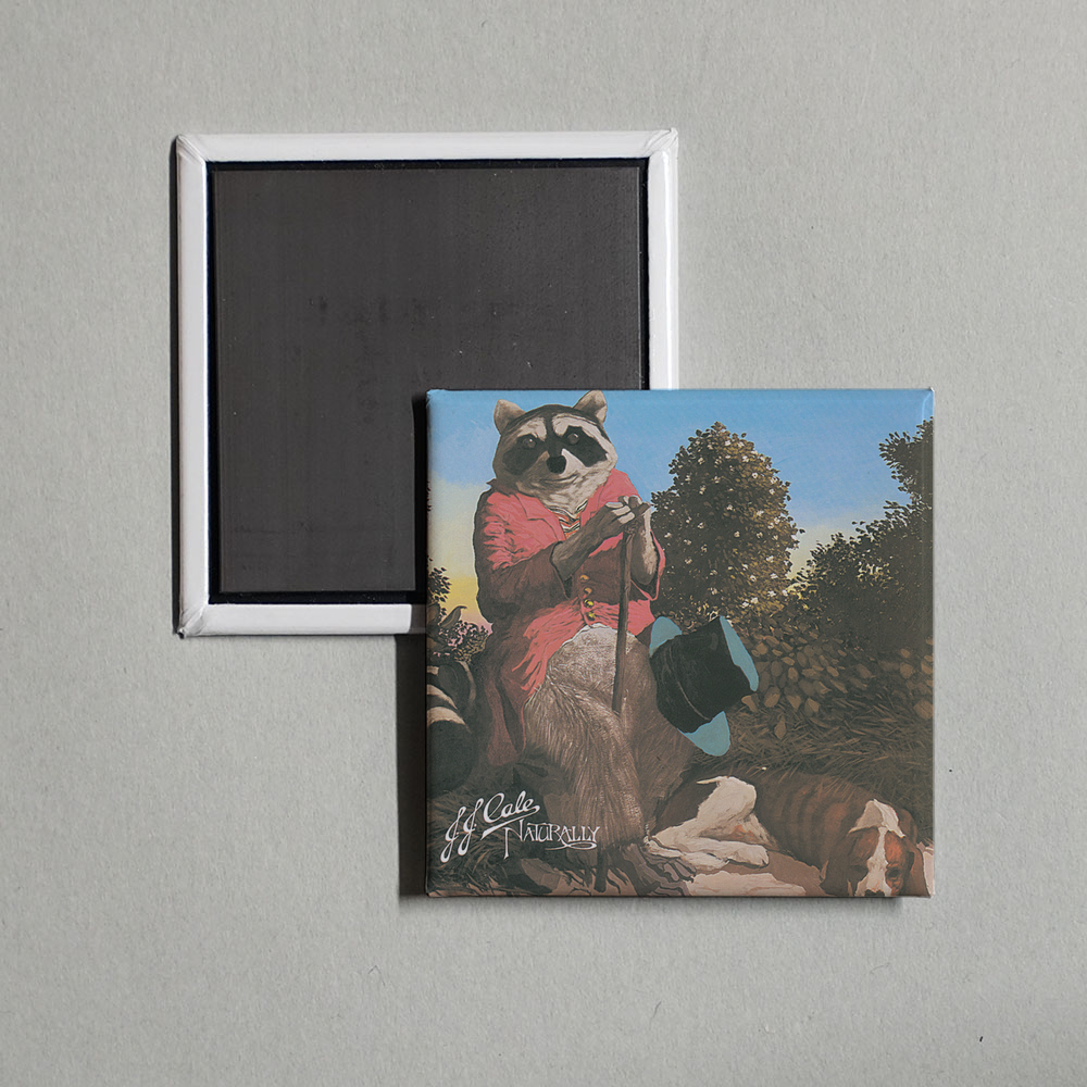 J.J. Cale - Naturally Album Cover Fridge Magnet