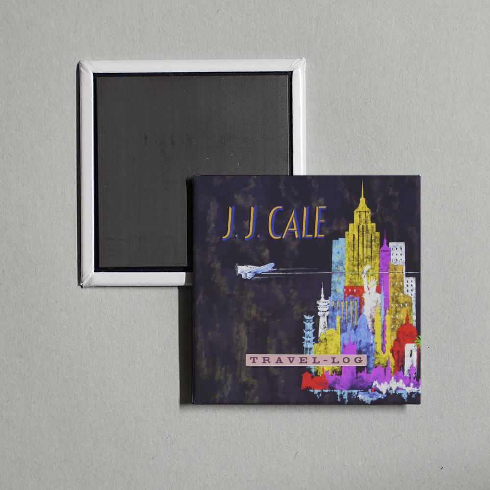 J.J. Cale - Travel-Log Album Cover Fridge Magnet