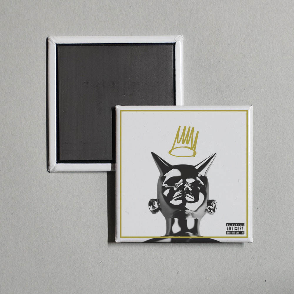 J. Cole - Born Sinner (Deluxe Version) Album Cover Fridge Magnet