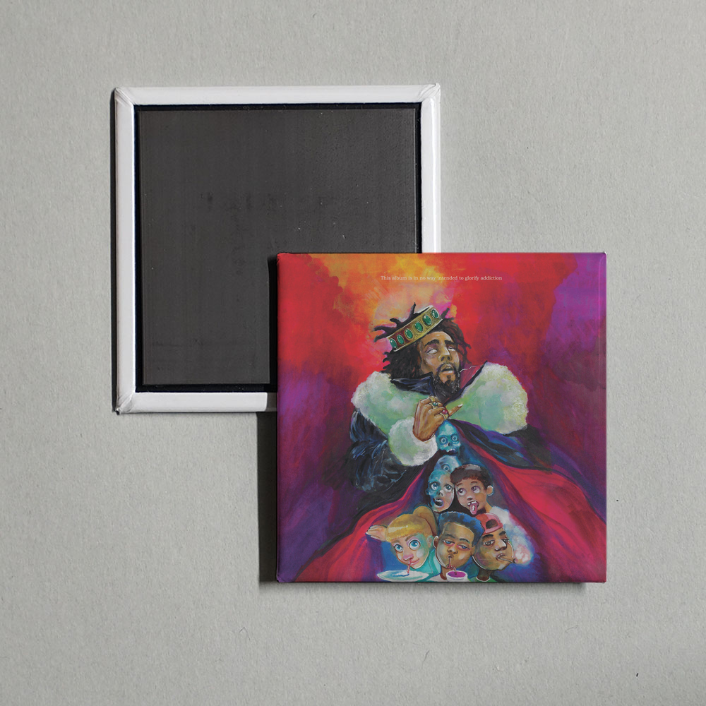 J. Cole - KOD Album Cover Fridge Magnet