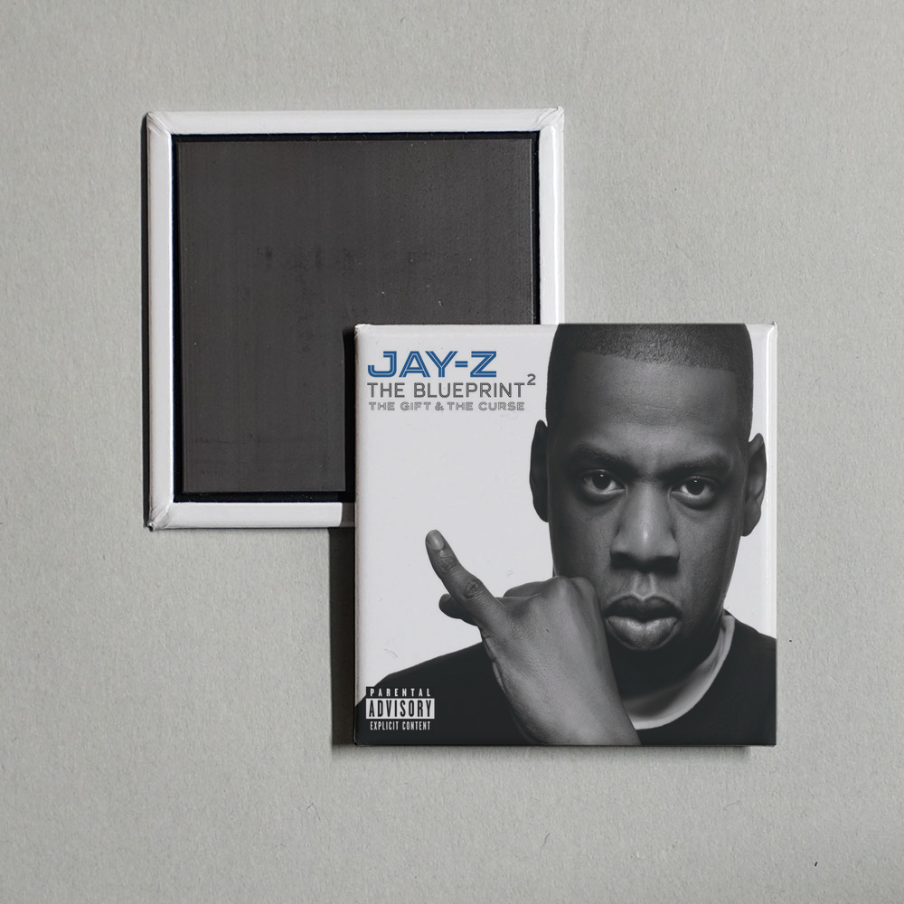 JAY-Z - The Blueprint 2 The Gift & The Curse Album Cover Fridge Magnet