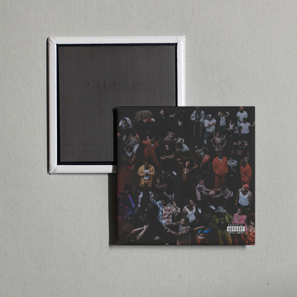 JID - The Forever Story (Extended Version) Album Cover Fridge Magnet