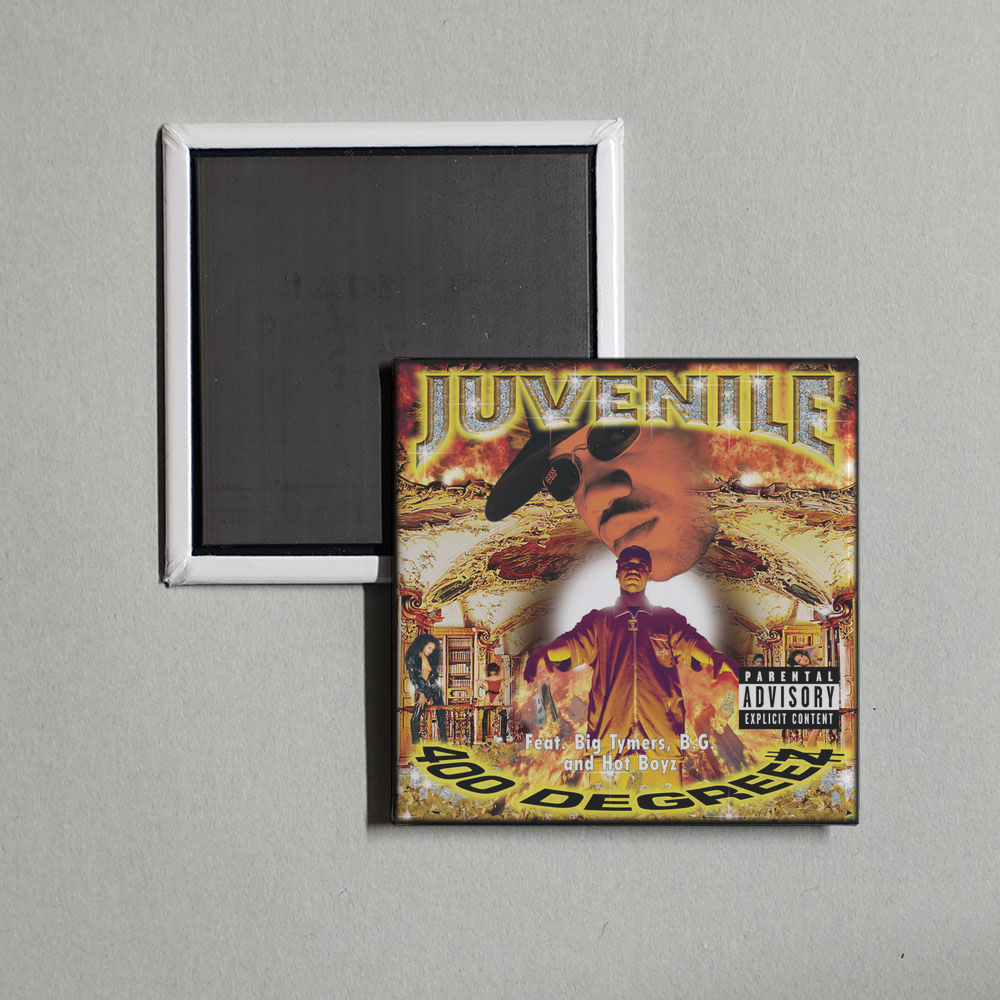 JUVENILE - 400 Degreez Album Cover Fridge Magnet