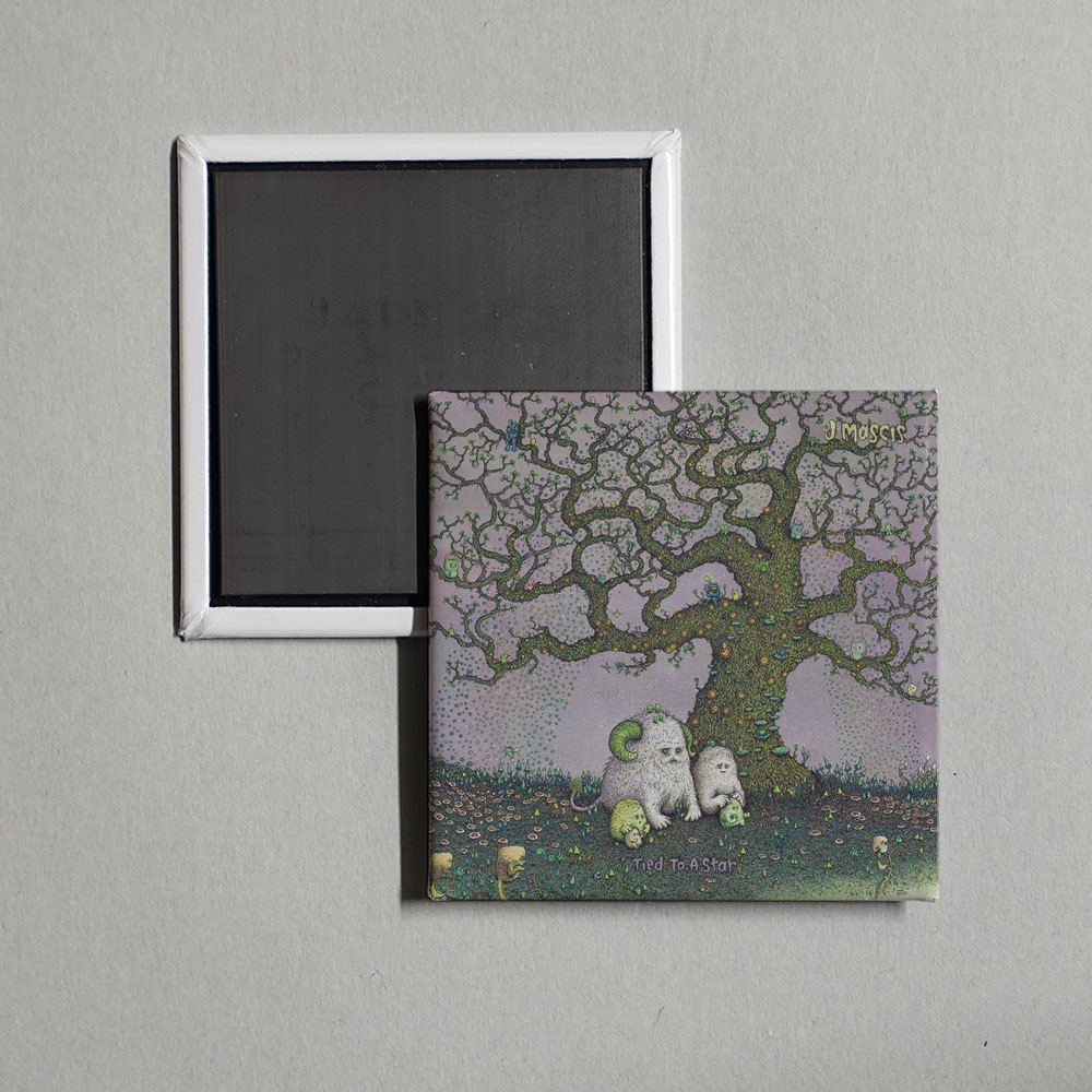 J Mascis - Tied to a Star Album Cover Fridge Magnet